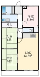 ベルコート初芝の物件間取画像